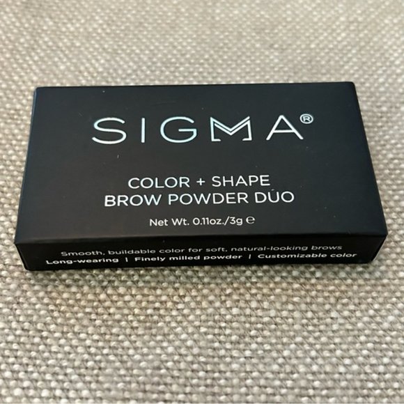 Sigma Beauty COLOR + SHAPE BROW POWDER DUO- Medium- NIB - Picture 6 of 7